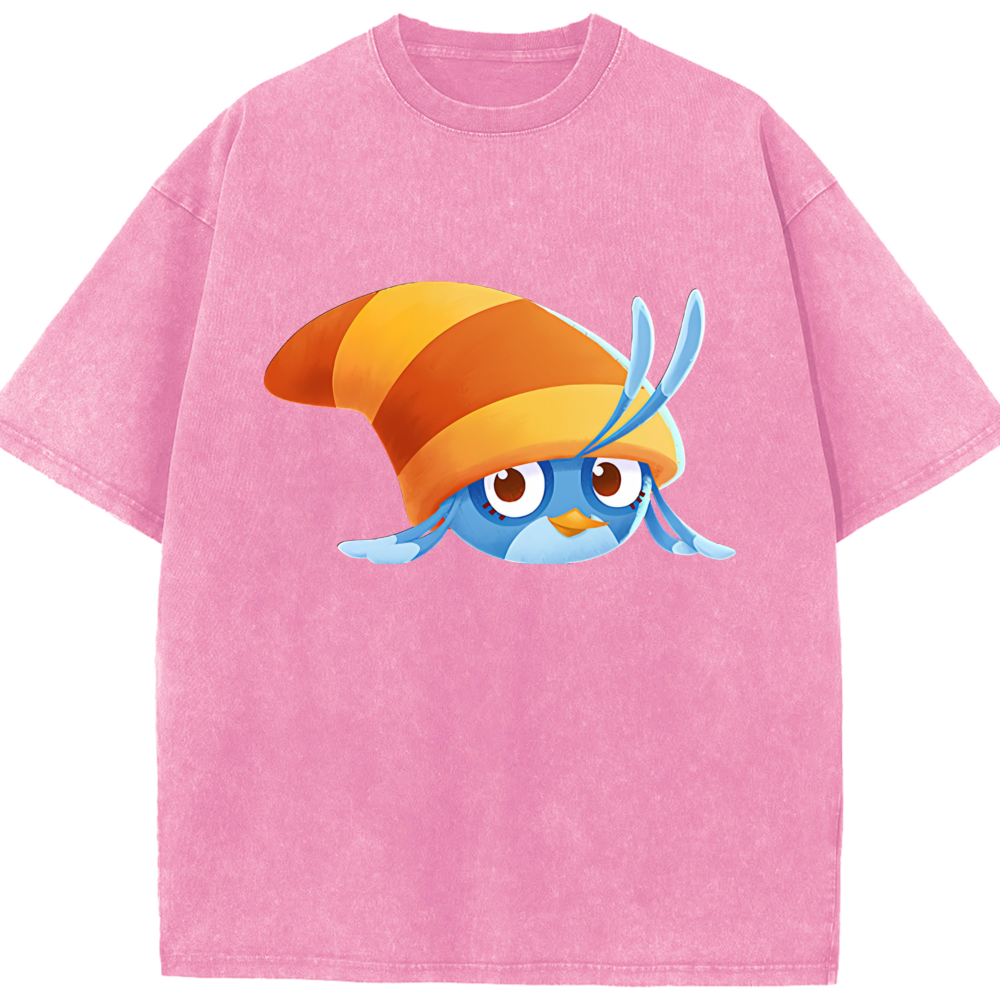 （画像用） Angry Birds アングリーバード 綿100% ヴィンテージ風 半袖Tシャツ（フロントプリント）